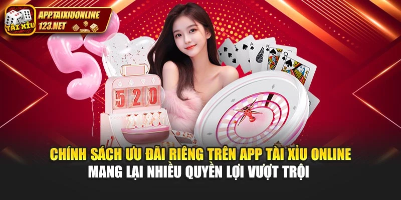 Chính sách ưu đãi riêng trên App Tài Xỉu Online mang lại nhiều quyền lợi vượt trội 